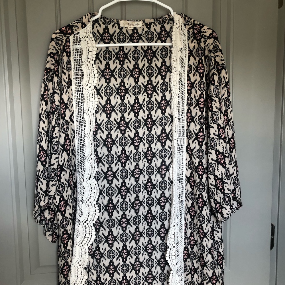 Sheer cardigan size L